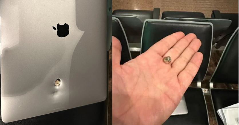 Apple MacBook защитил китайского туриста от пули