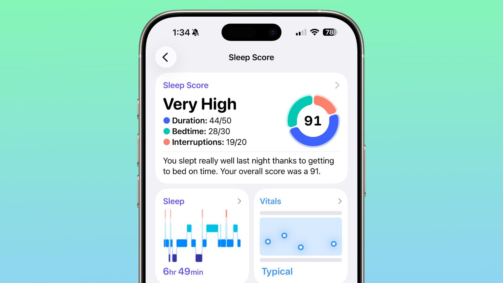 Обновленная система Sleep Score