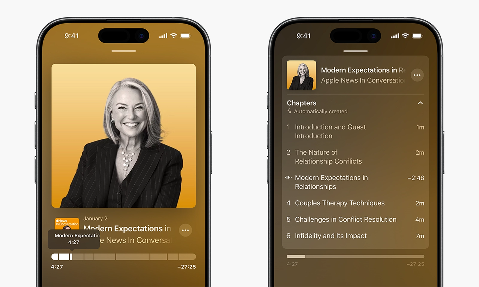 Автоматическое создание глав в подкастах
