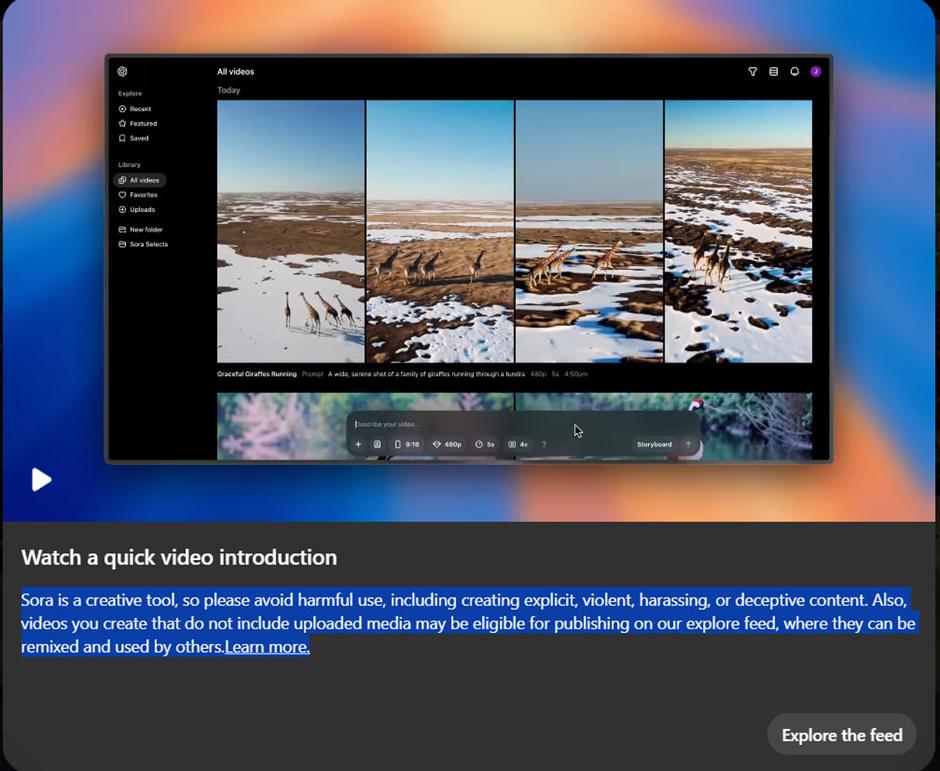 OpenAI Sora: искусственный интеллект для создания видео