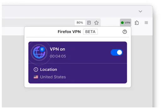 Mozilla додала безплатний VPN у браузер Firefox