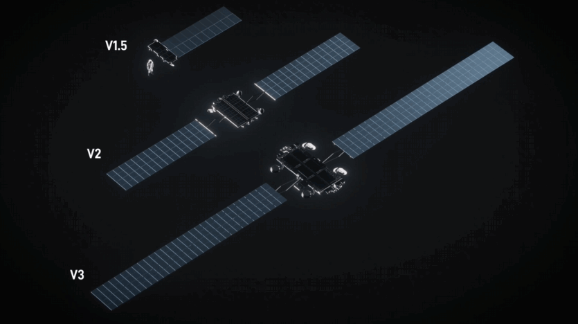 SpaceX продемонстрировала супутники Starlink V3: сверхшвидкий гігабітний інтернет, у 20 разів швидший за V2 mini