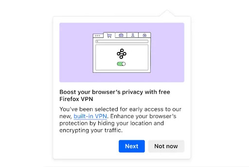 Mozilla додала безплатний VPN у браузер Firefox